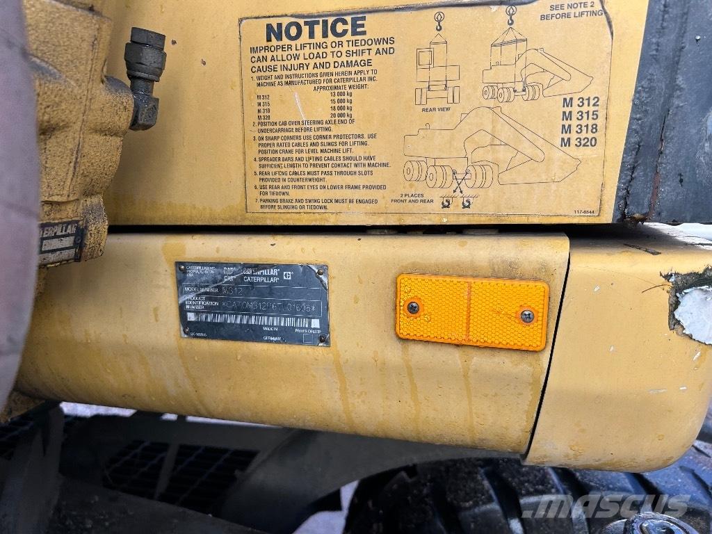 CAT M312 Pyöräkuormaajat