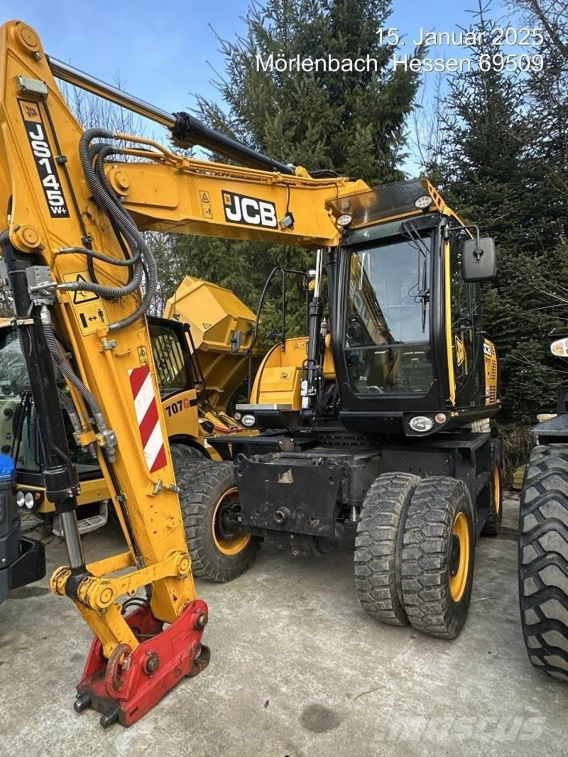 JCB JS145W PLUS Pyöräkaivukoneet
