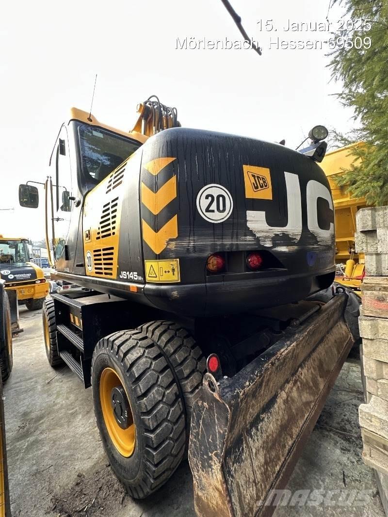 JCB JS145W PLUS Pyöräkaivukoneet