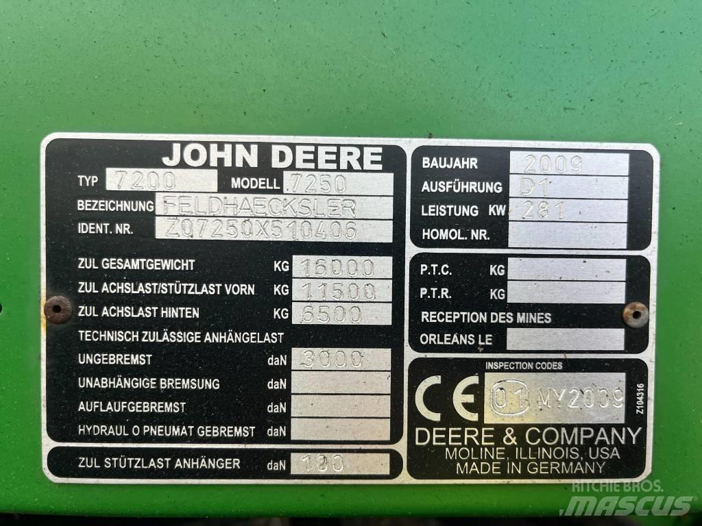 John Deere 7250 Ajosilppurit