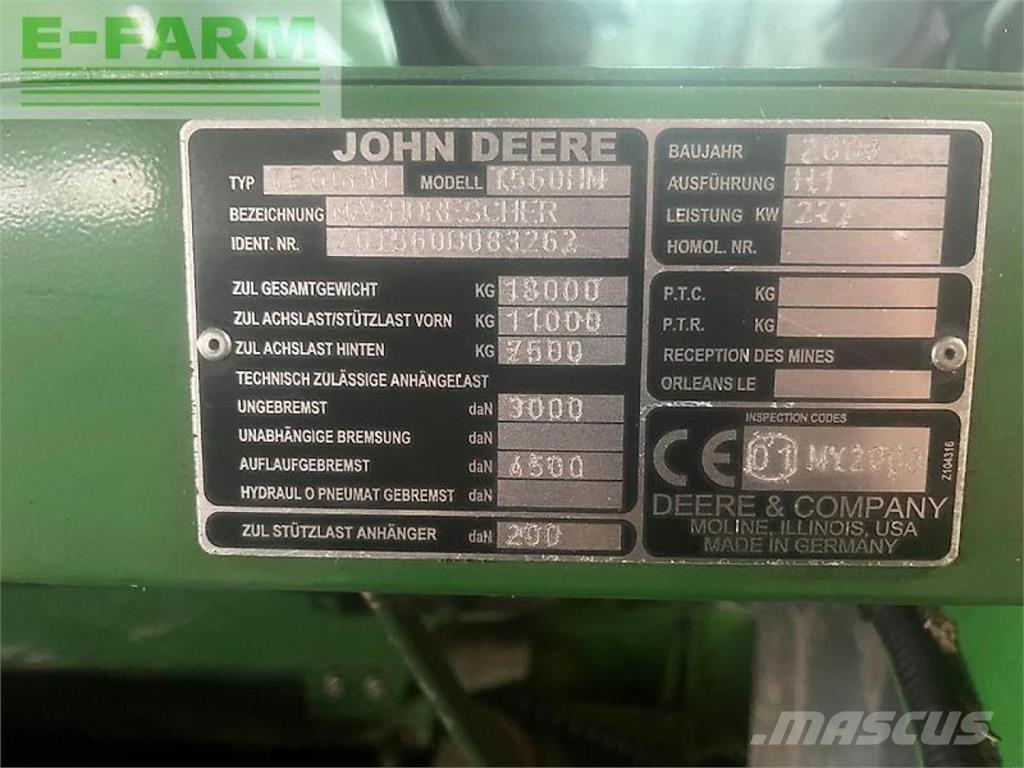 John Deere t560 hm Leikkuupuimurit