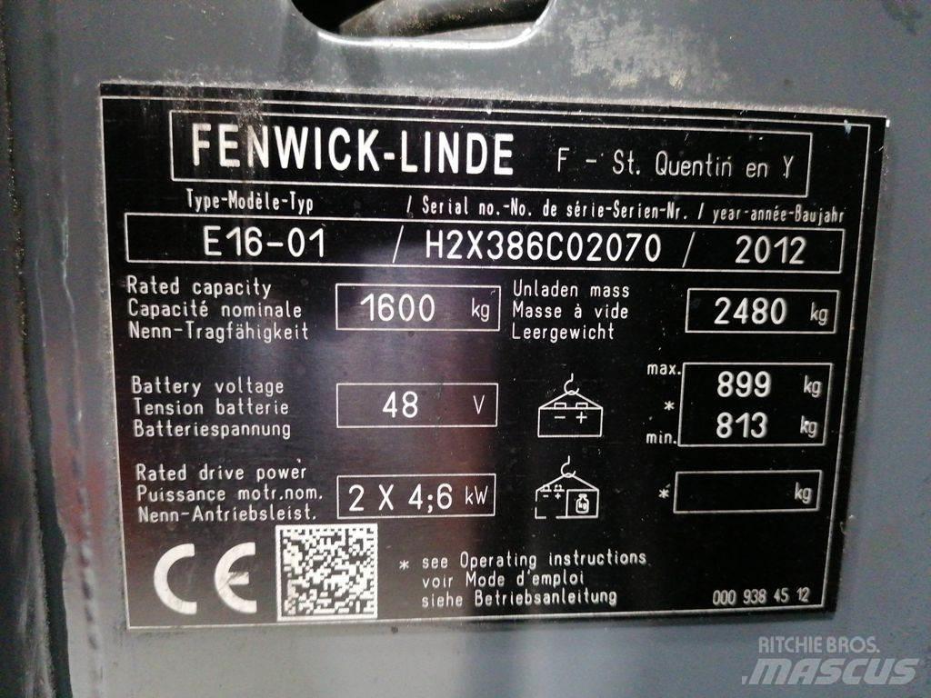 Linde E16-01 Sähkötrukit