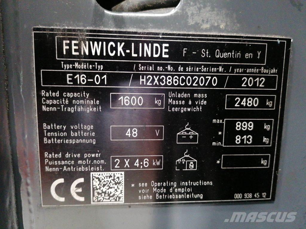 Linde E16-01 Sähkötrukit