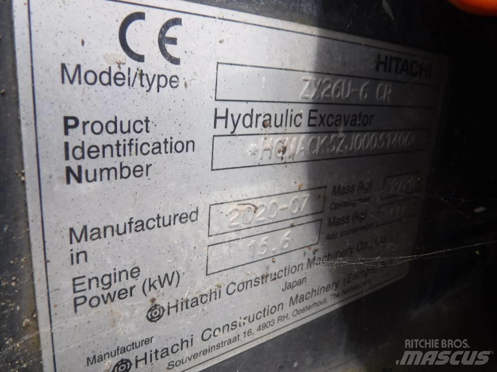 Hitachi ZX 26 U-6 Minikaivukoneet < 7t