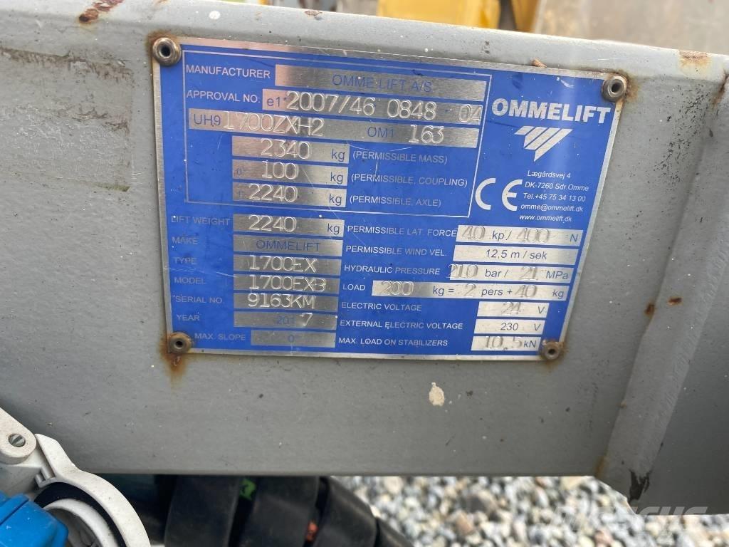 Omme 1700 EBX Hinattavat henkilönostimet