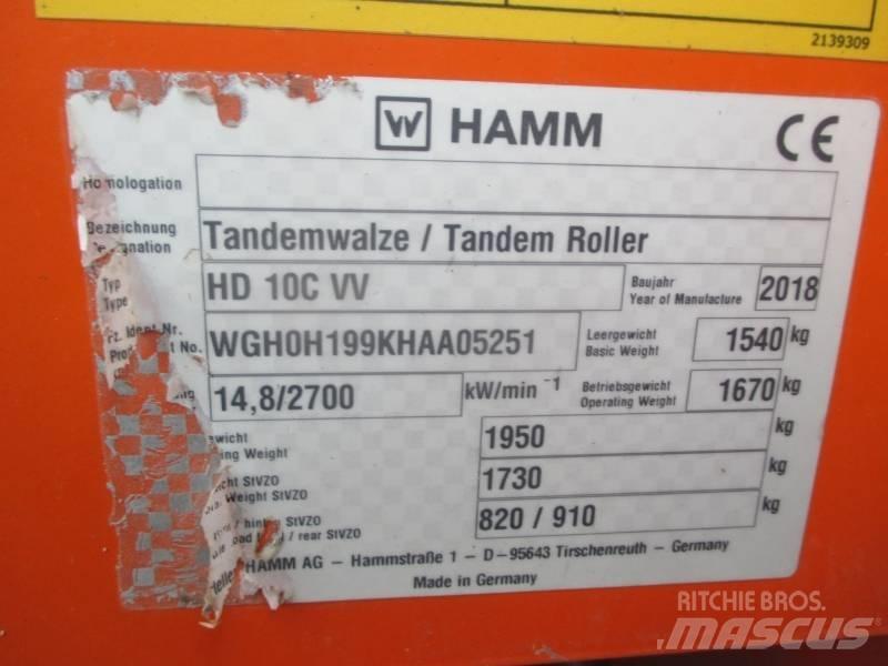 Hamm HD 10 C VV Tandemjyrät