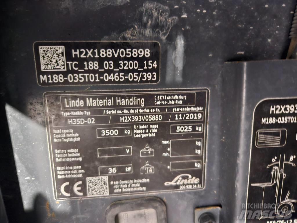 Linde H35D Dieseltrukit