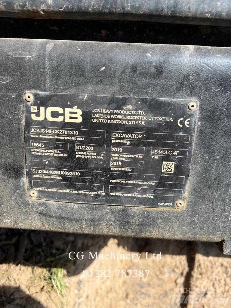 JCB JS 145 LC Telakaivukoneet