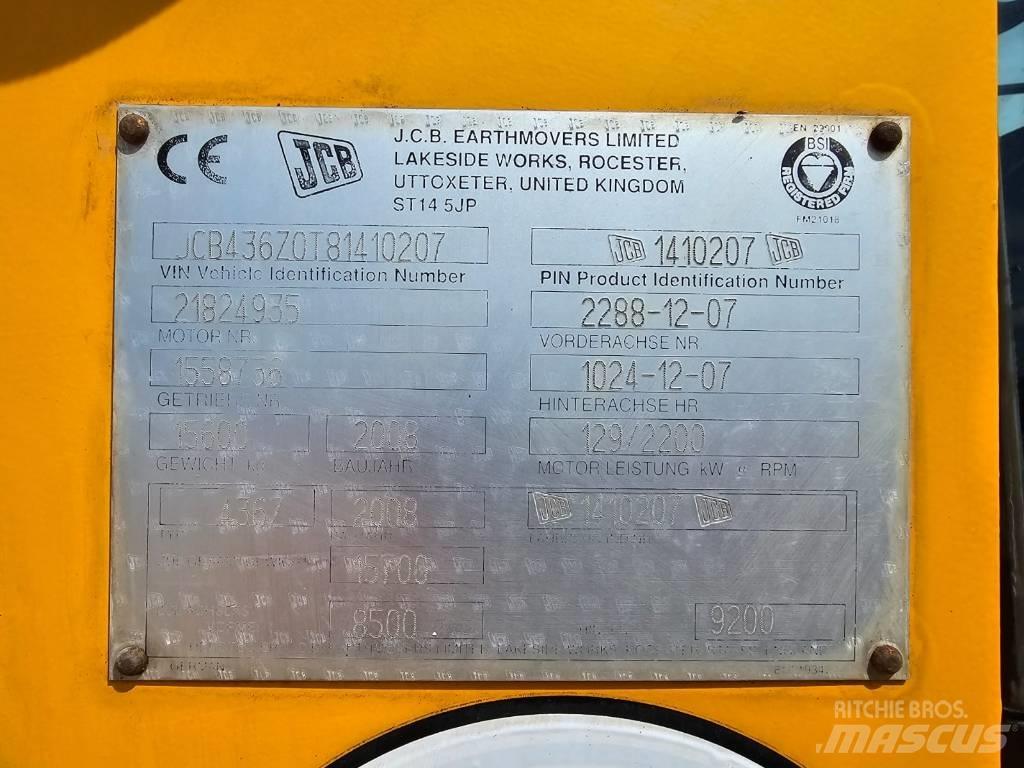 JCB 436 ZX Pyöräkuormaajat