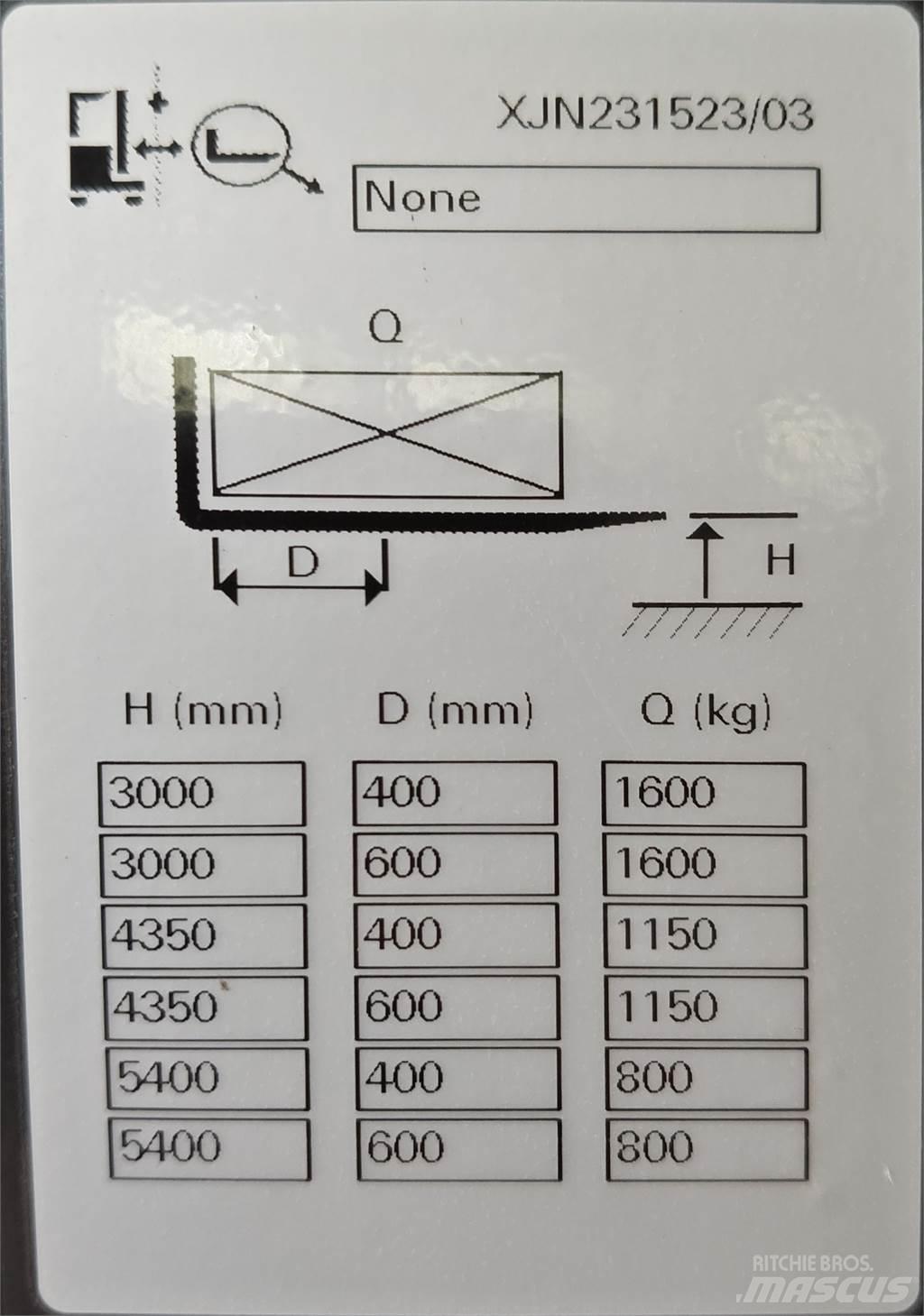 Atlet XJN160 Lavansiirtotrukit ajotasolla