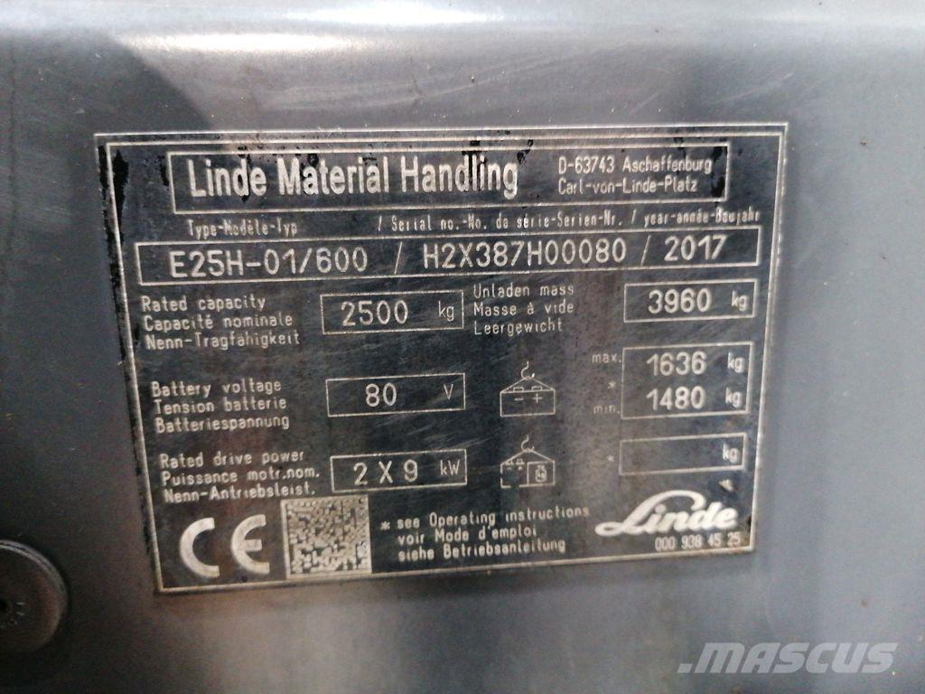 Linde E25H-01/600 Sähkötrukit
