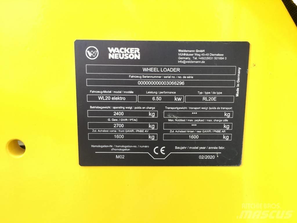 Wacker Neuson WL20e Pyöräkuormaajat