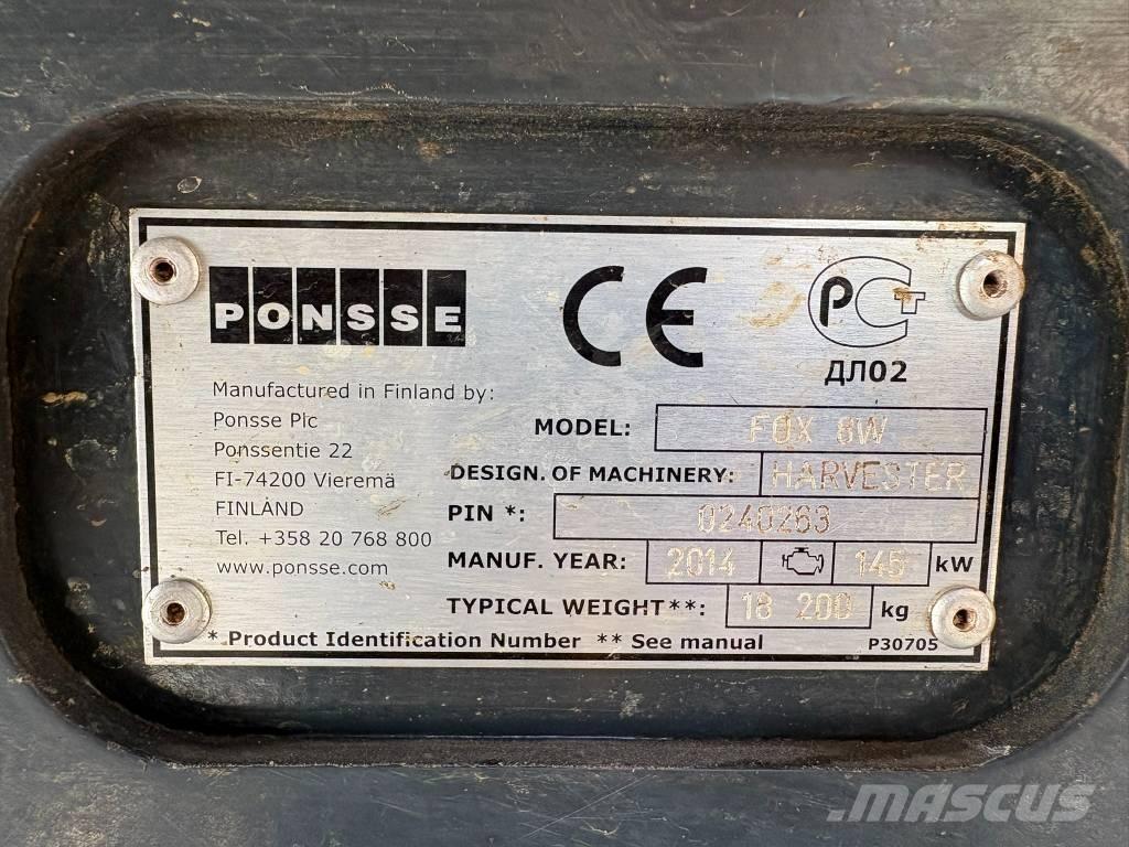 Ponsse Fox Harvesterit