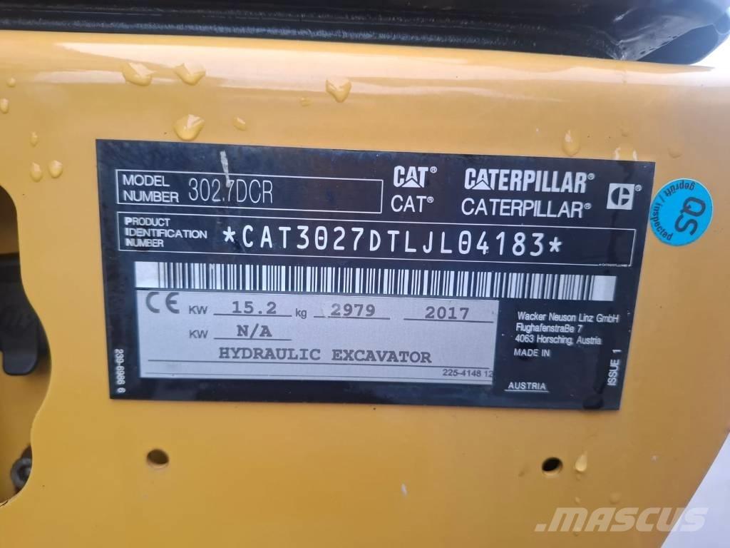 CAT 302.7 D CR Minikaivukoneet < 7t