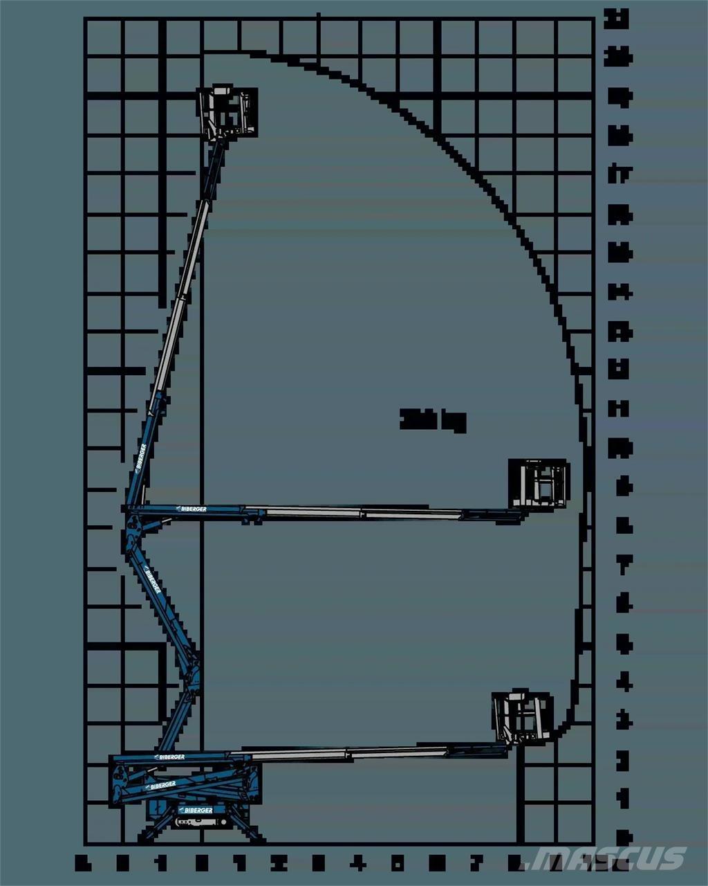 JLG X20J+ Saksilavat