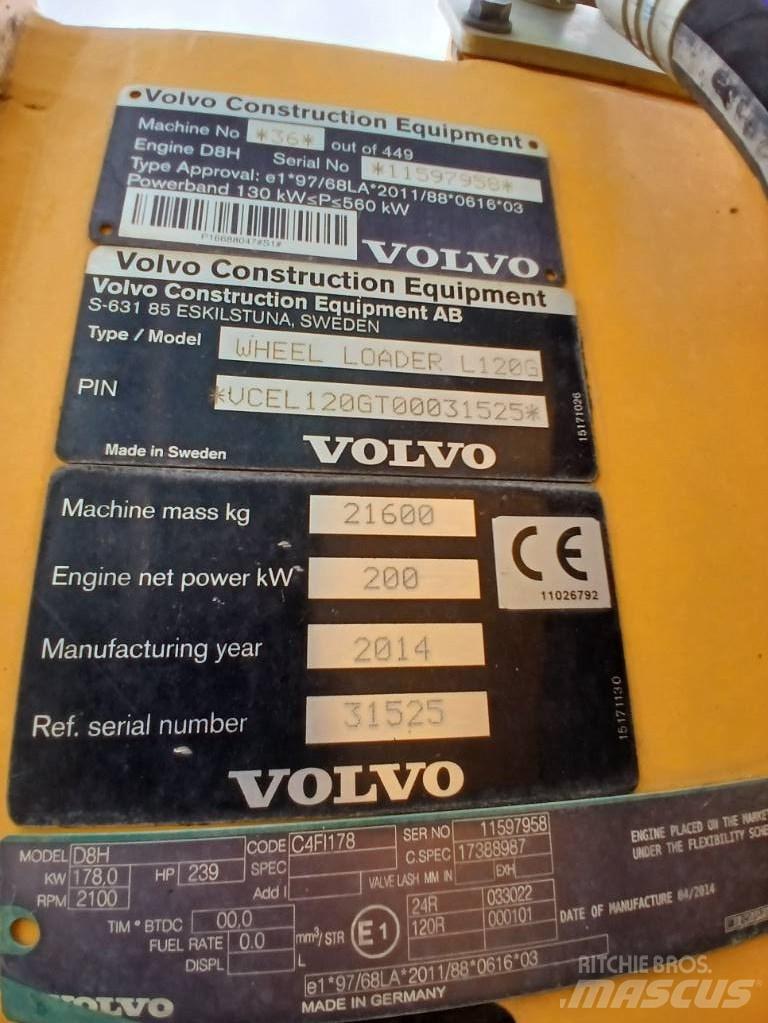 Volvo L 120 G Pyöräkuormaajat