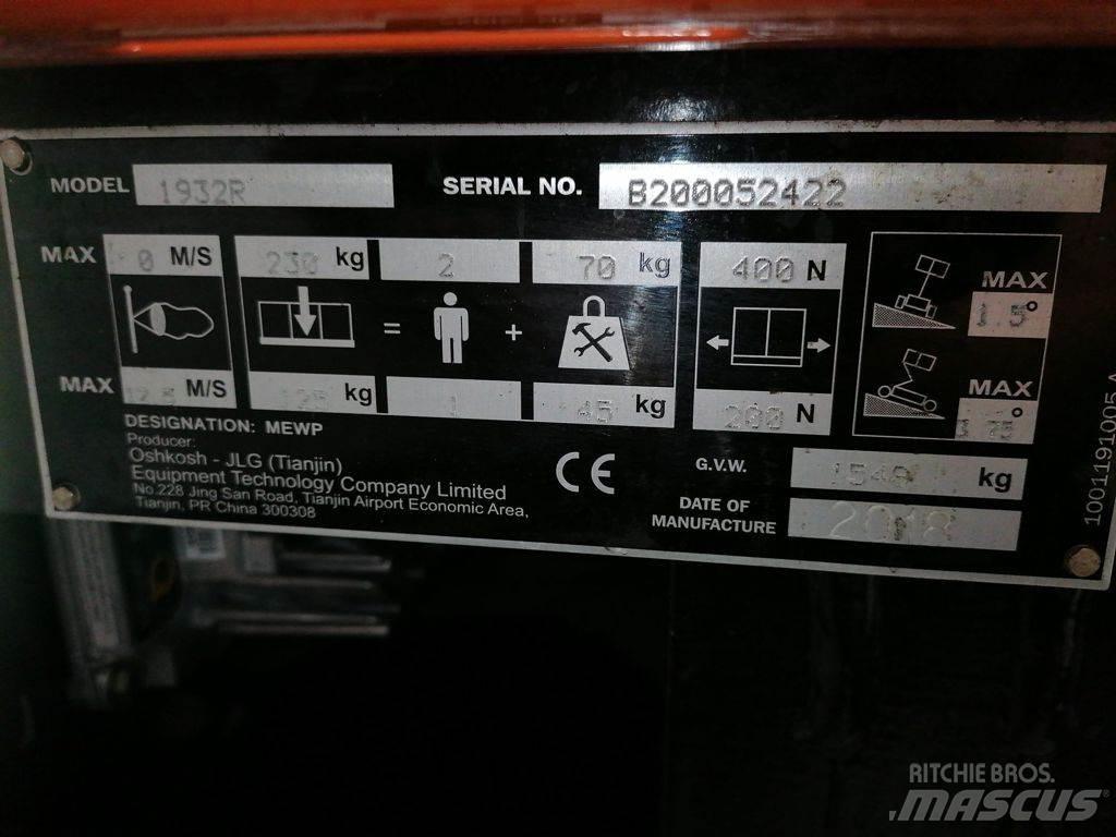 JLG 1932R Saksilavat