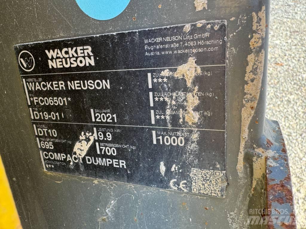 Wacker Neuson DT10 Teladumpperit