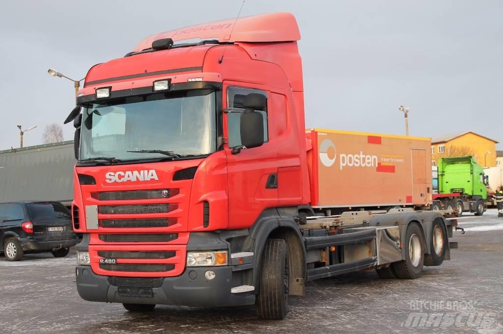 Scania R480 LB6X2HNB Kontti-/tasonostoautot