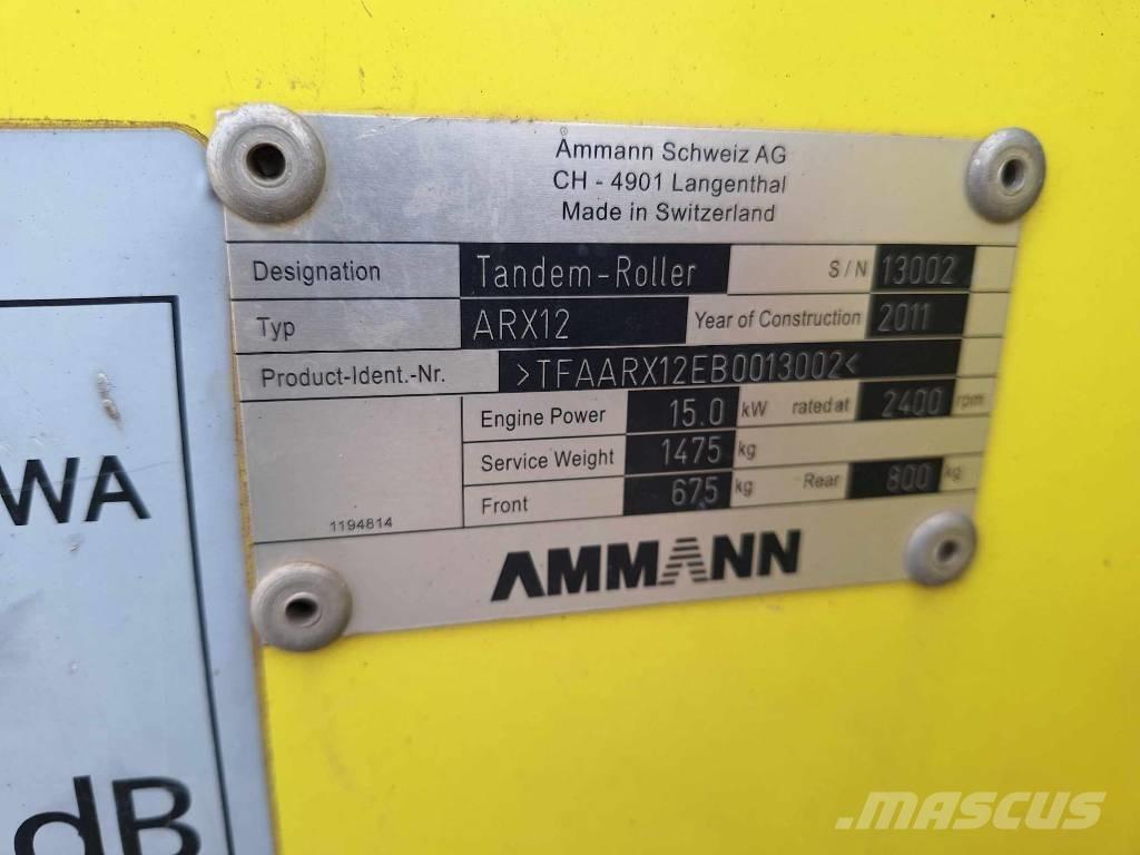Ammann ARX 12 Tandemjyrät
