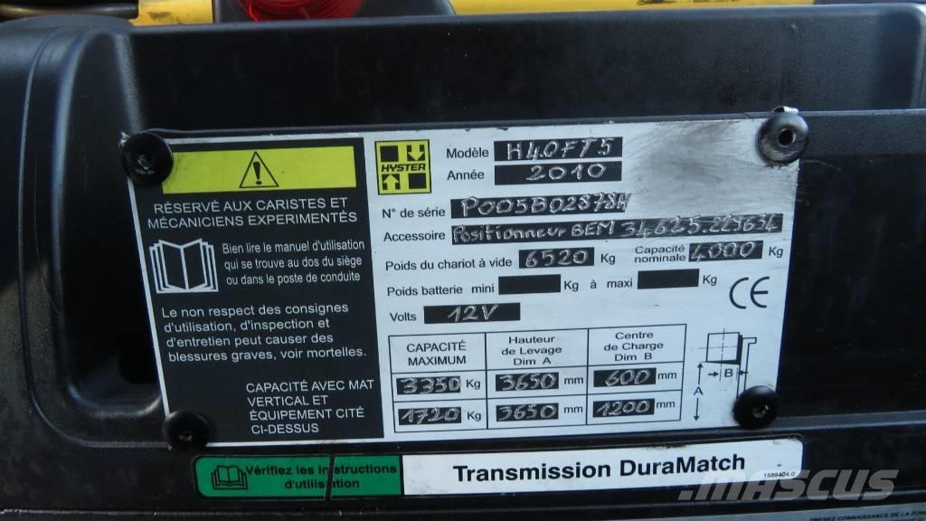 Hyster H4.0FT5 Nestekaasutrukit