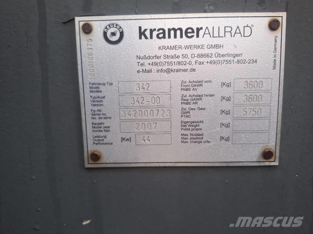 Kramer 380 Pyöräkuormaajat