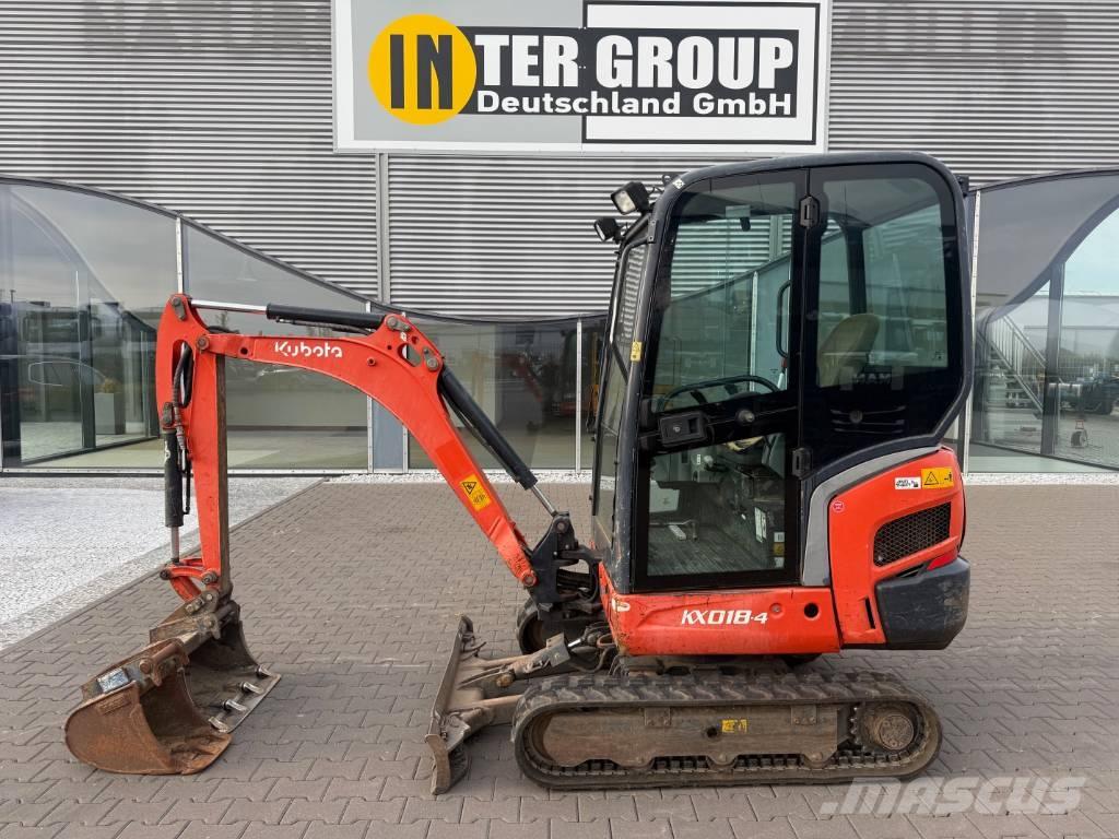 Kubota KX 018-4 Minikaivukoneet < 7t