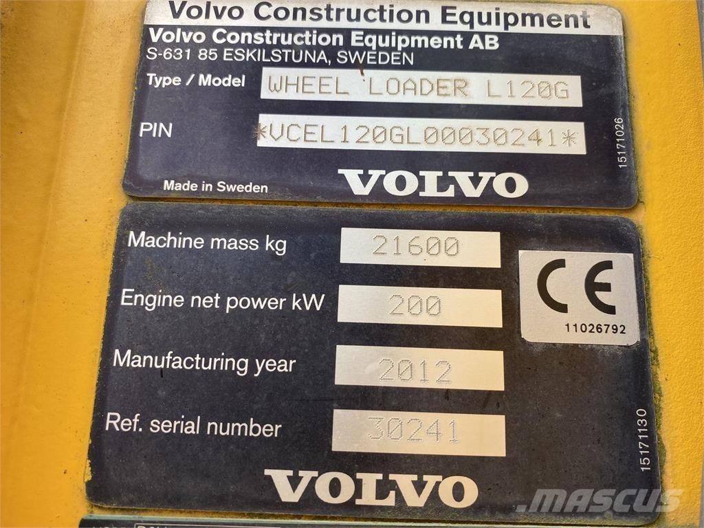 Volvo L120G Pyöräkuormaajat