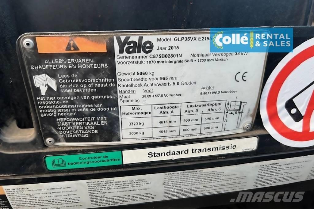 Yale GLP 35 VX | 2015 Nestekaasutrukit