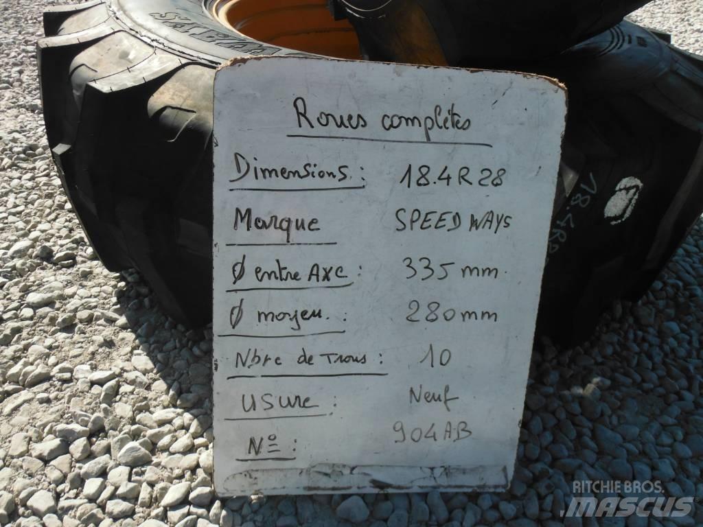  SPEEDWAYS 18.4R28 Renkaat ja vanteet