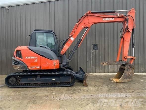 Kubota KX080-4 Telakaivukoneet