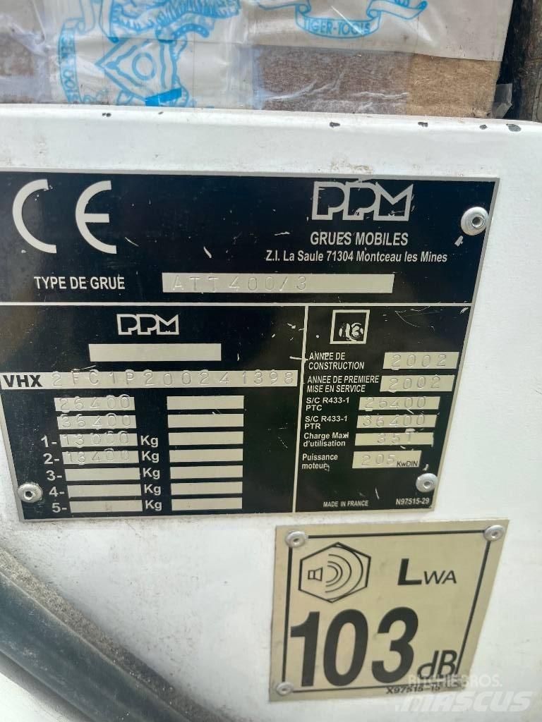 Terex PPM ATT 400/3 Mobiilinosturit