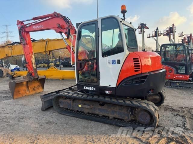 Kubota KX 080-3 Midikaivukoneet 7t - 12t