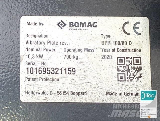 Bomag BPR 100/80 D Tärylevyt