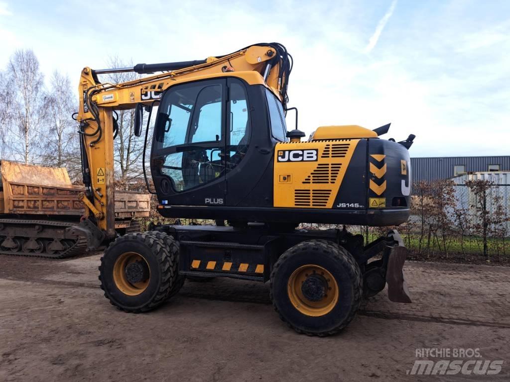 JCB JS 145 W Pyöräkaivukoneet
