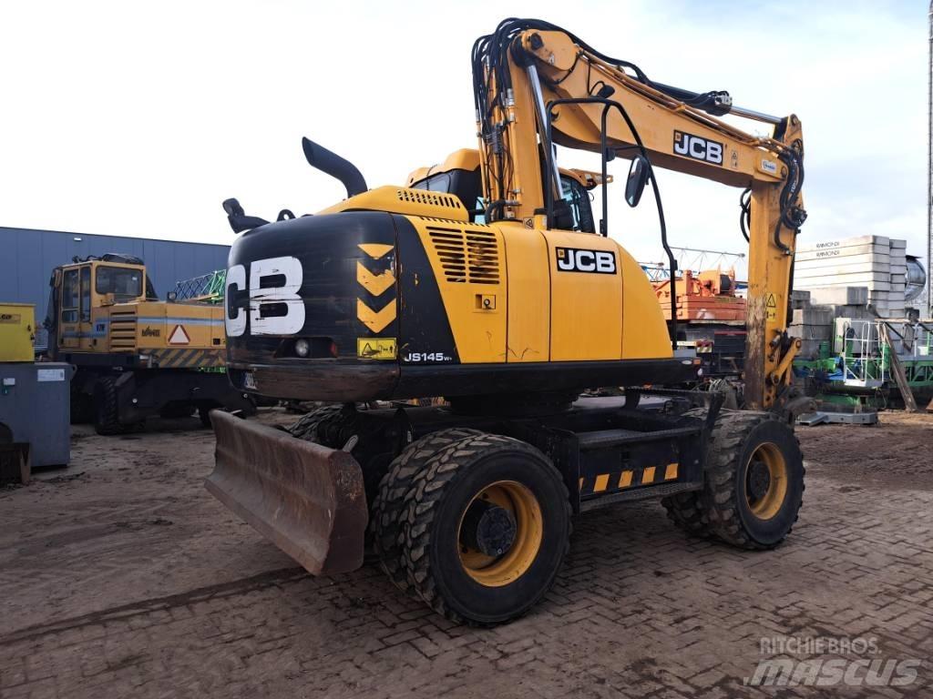 JCB JS 145 W Pyöräkaivukoneet