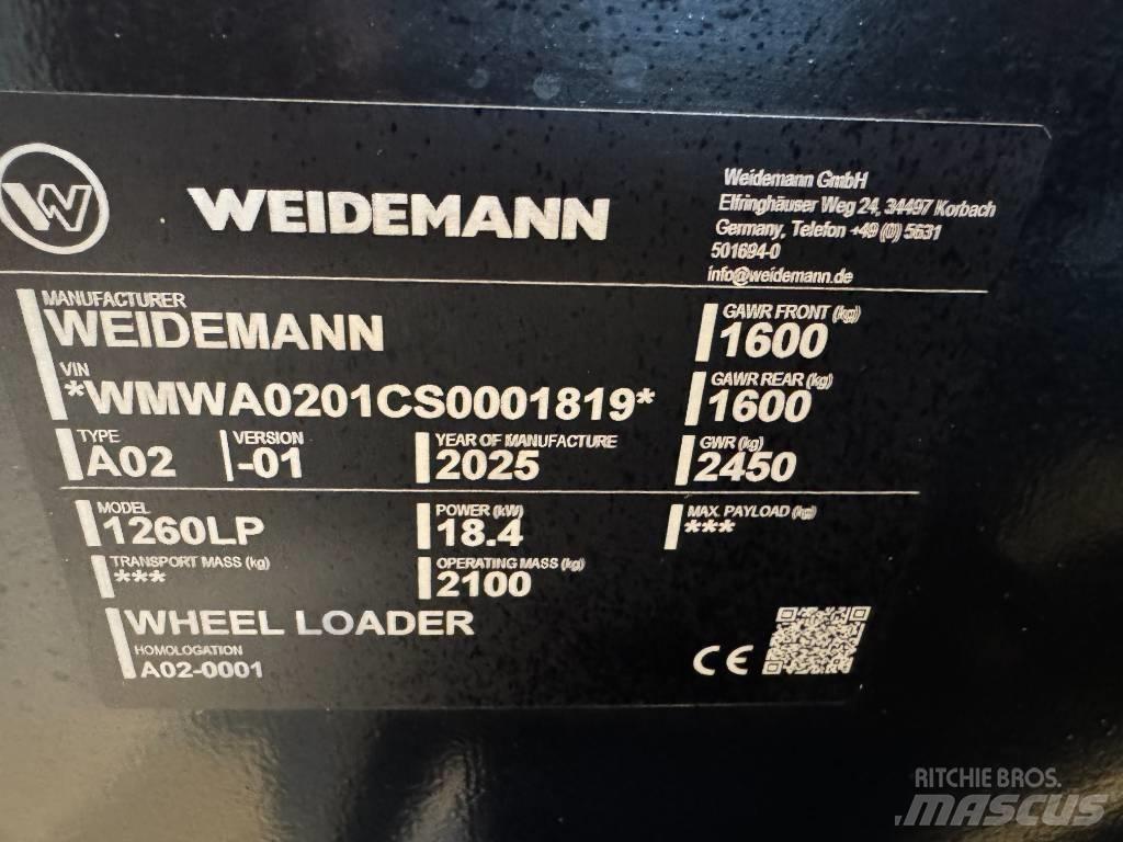 Weidemann 1260 LP Yleiskuormaajat