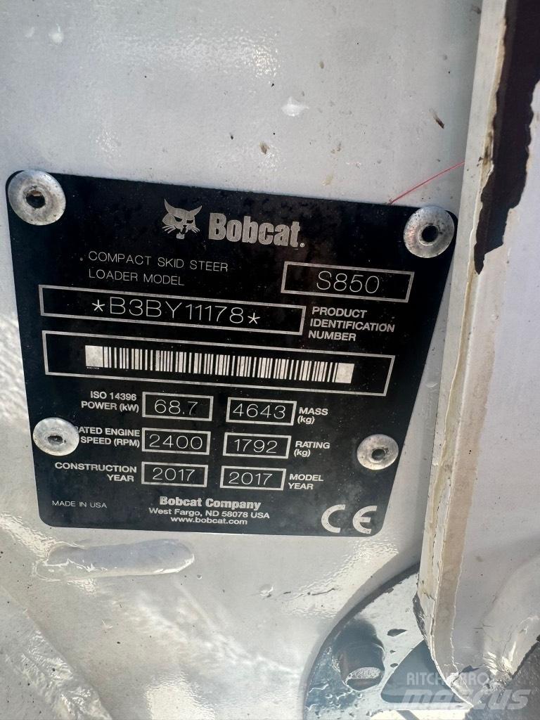 Bobcat S 850 Liukuohjatut kuormaajat
