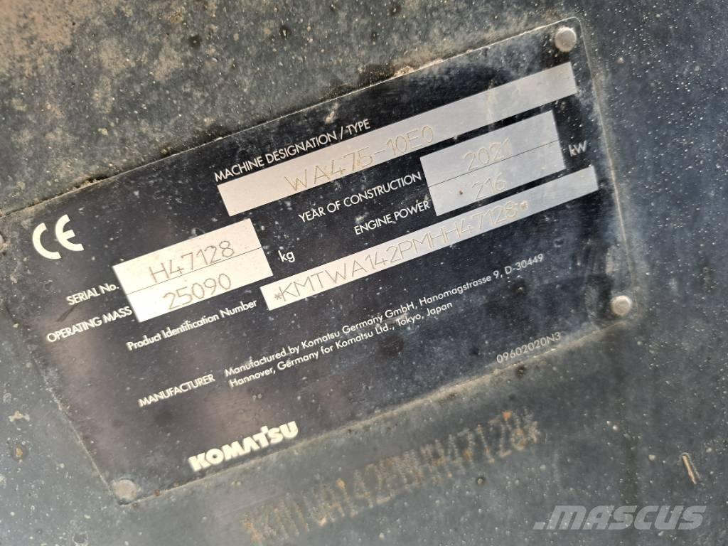 Komatsu WA475-10E0 Pyöräkuormaajat