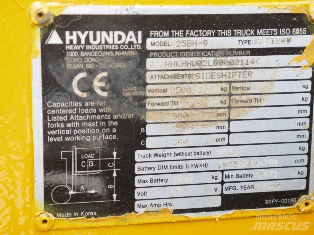 Hyundai 25 BH-9 Sähkötrukit