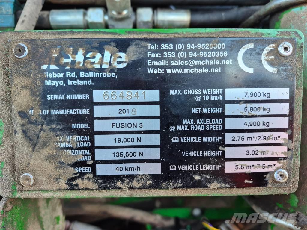 McHale Fusion 3 Pyöröpaalaimet