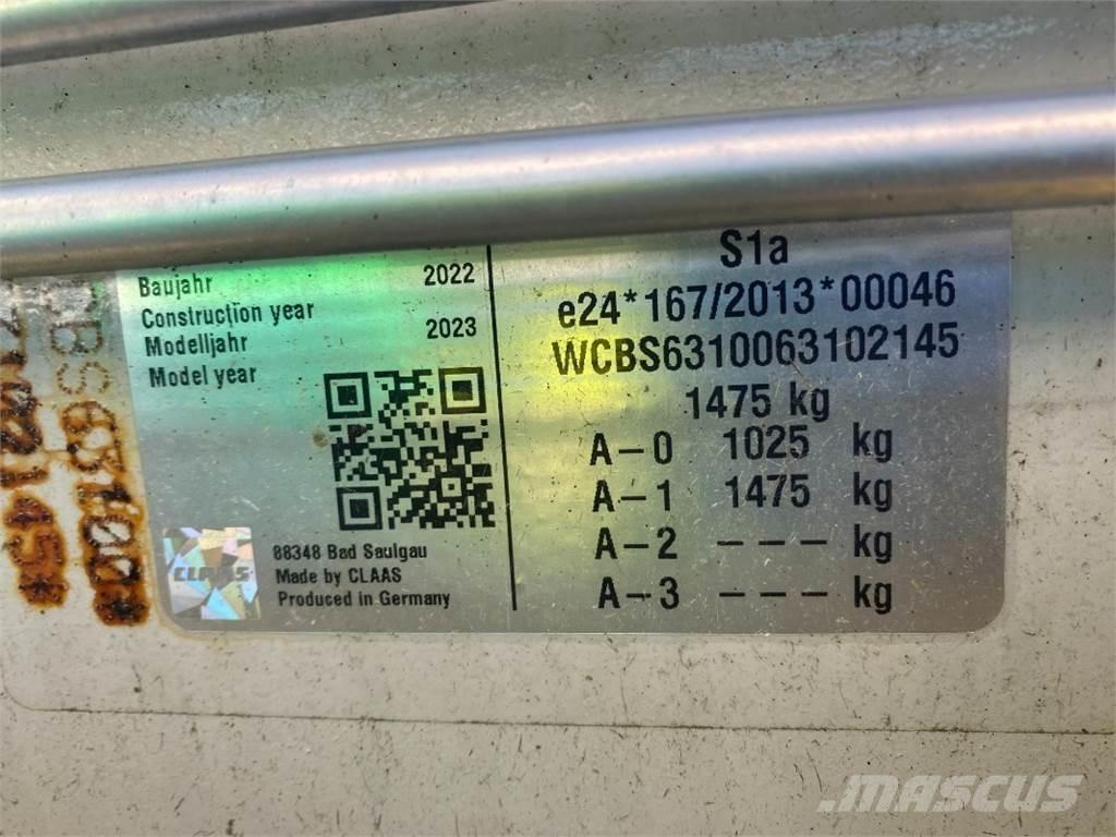 CLAAS VOLTO 1300 T Pöyhimet ja haravat