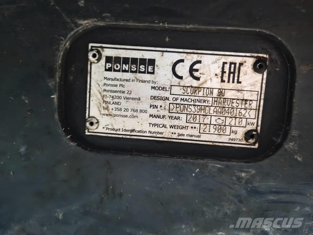 Ponsse Scorpion Harvesterit