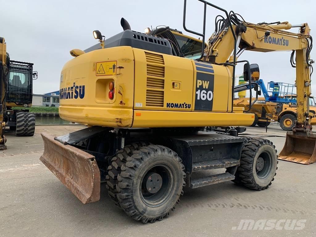 Komatsu PW160-8 Pyöräkaivukoneet