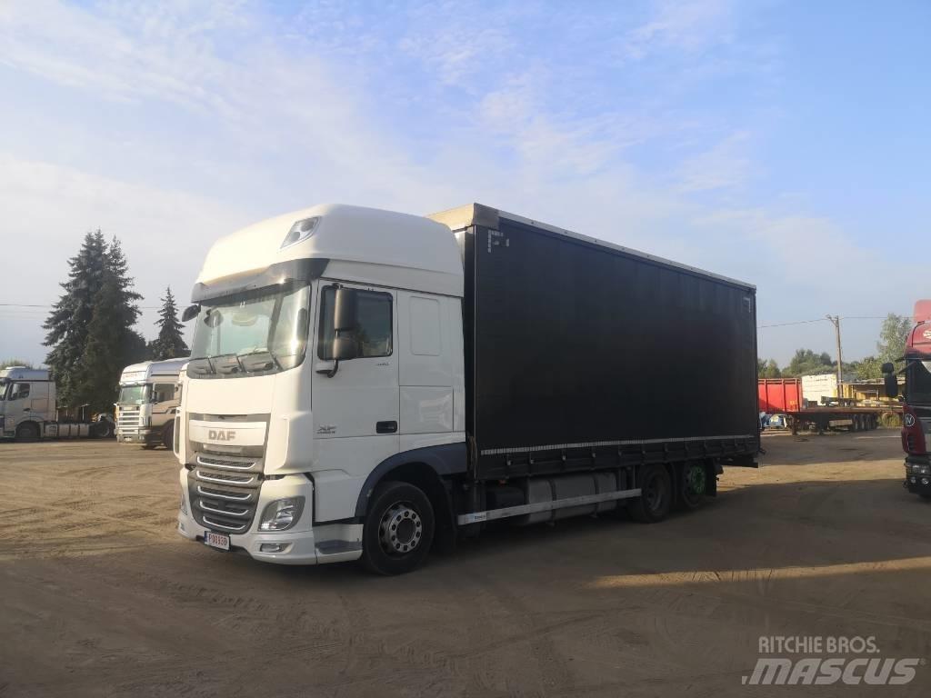 DAF XF 480 6x2 Jumbo Curtainsider trucks