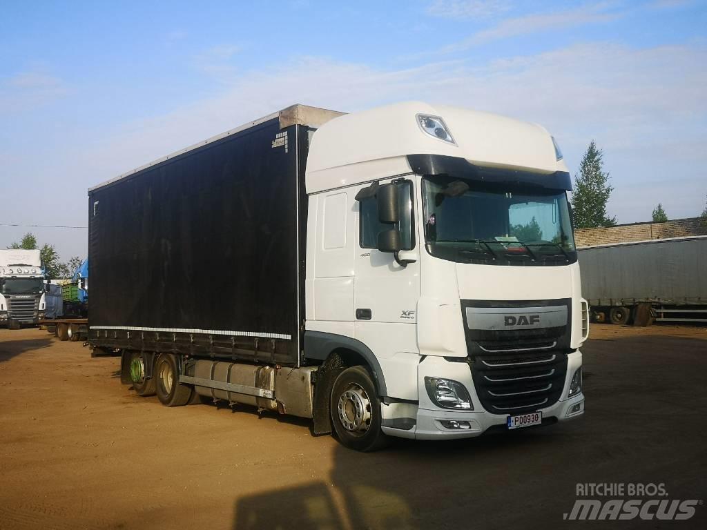 DAF XF 480 6x2 Jumbo Curtainsider trucks
