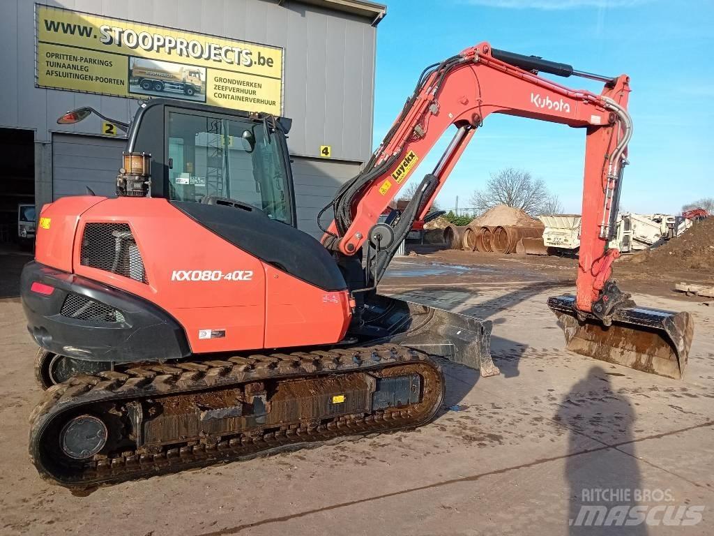 Kubota KX 080 Midikaivukoneet 7t - 12t