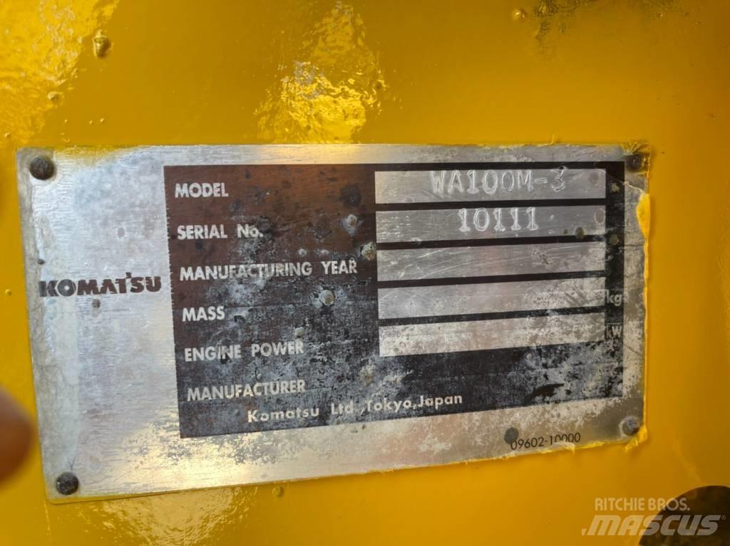 Komatsu WA100M-3 Pyöräkuormaajat