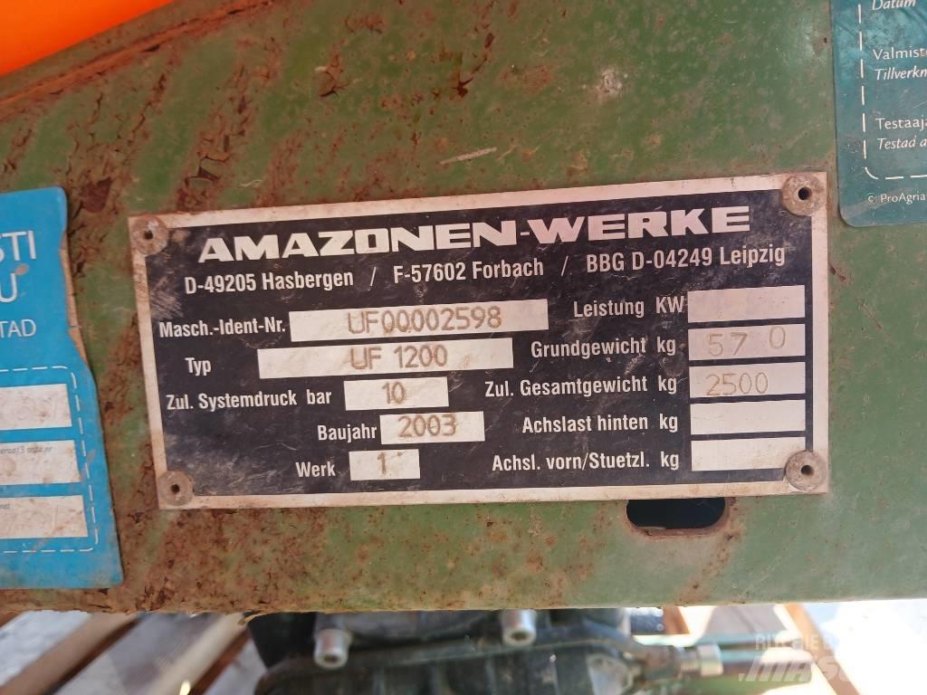 Amazone UF 1200 15m Nostolaite ruiskut
