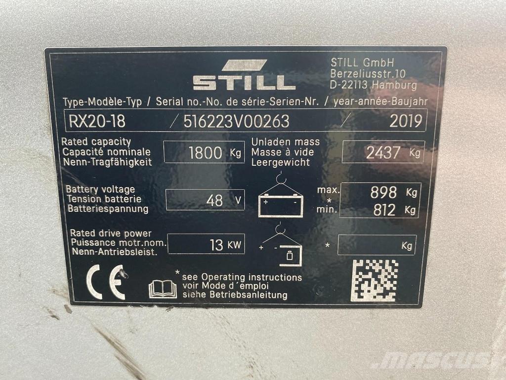 Still RX20-18 Sähkötrukit